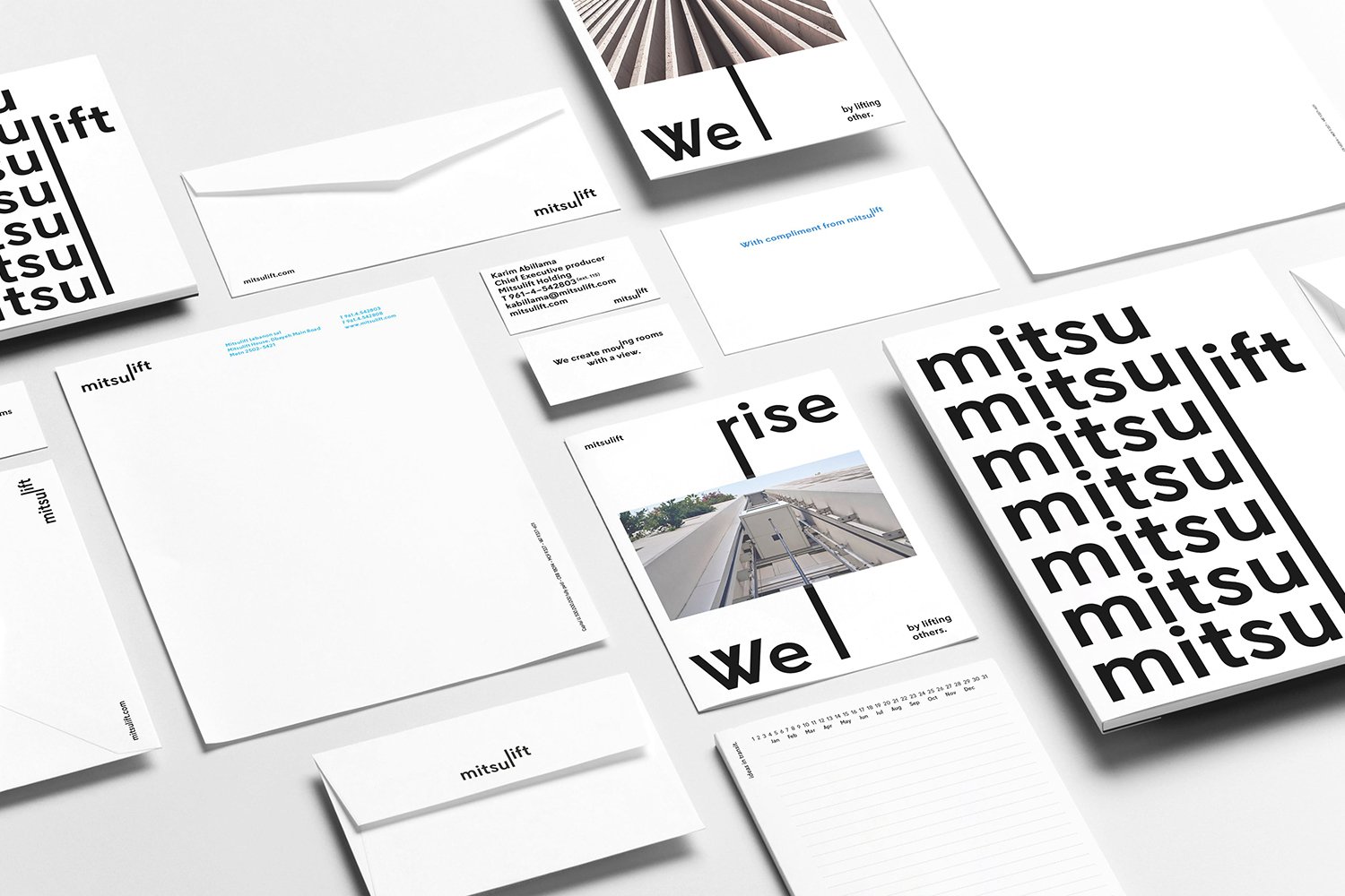 New Graphic Identity for Mitsulift Elevators by Base Design — BP&O