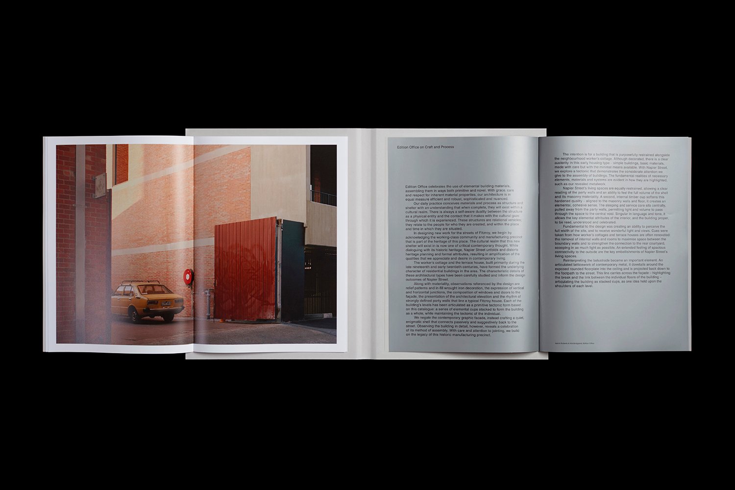 New Brochure for Napier Street by Studio Hi Ho — BP&O
