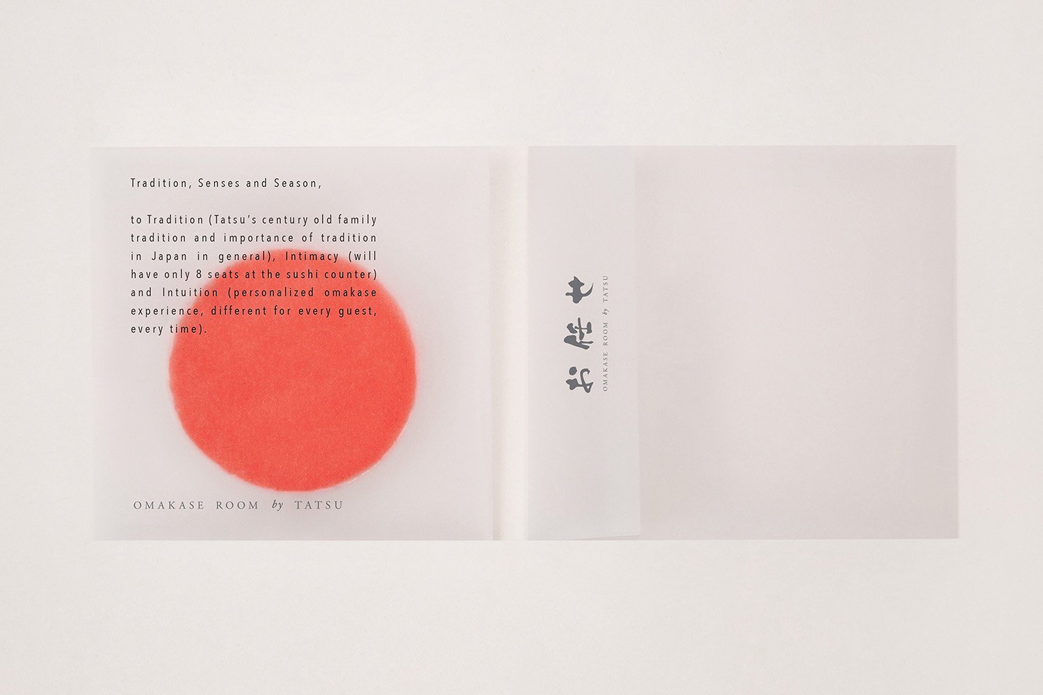 Omakase Room by Tatsu designed by Savvy — BP&O