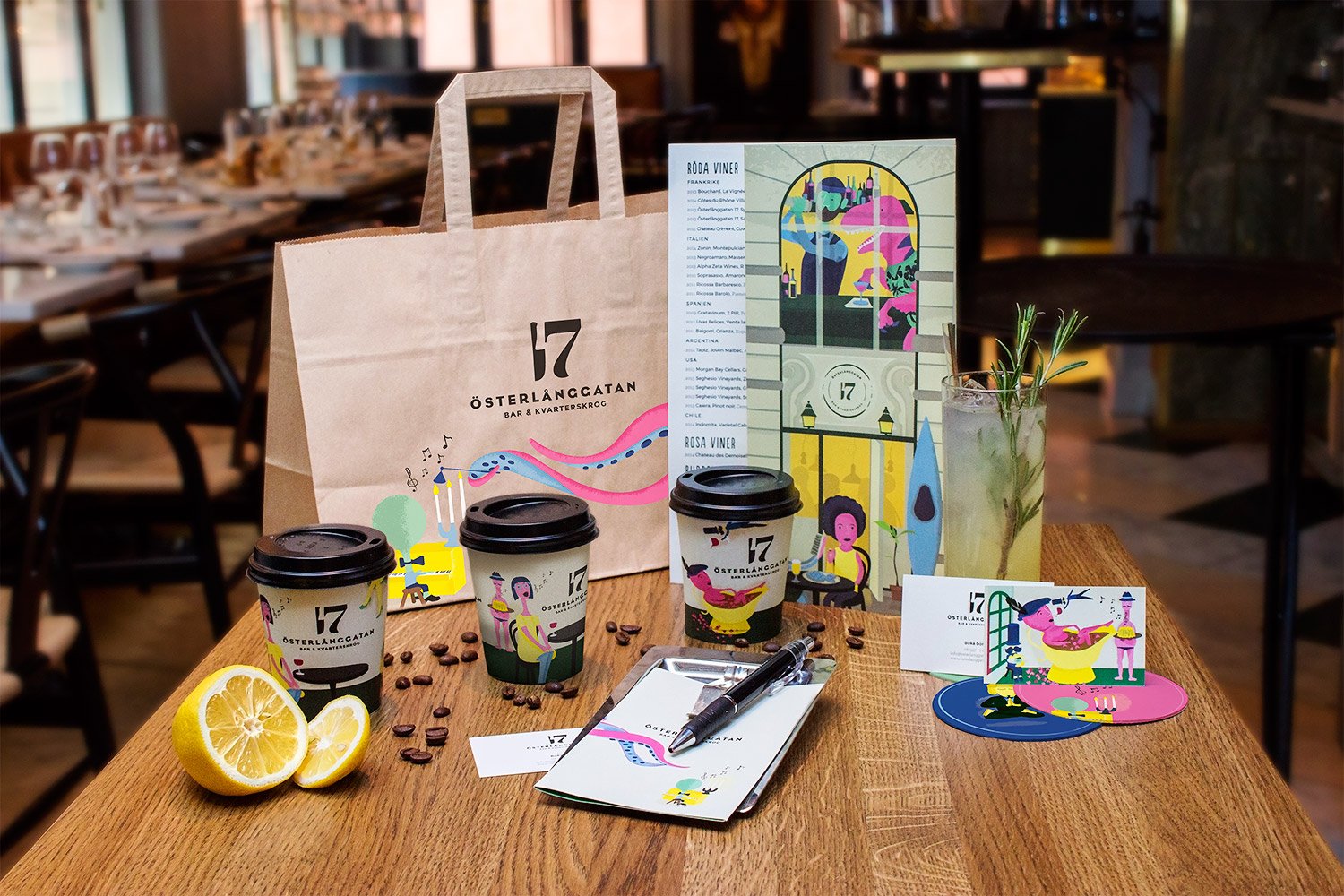 Brand Identity for Österlånggatan 17 by Lobby Design — BP&O