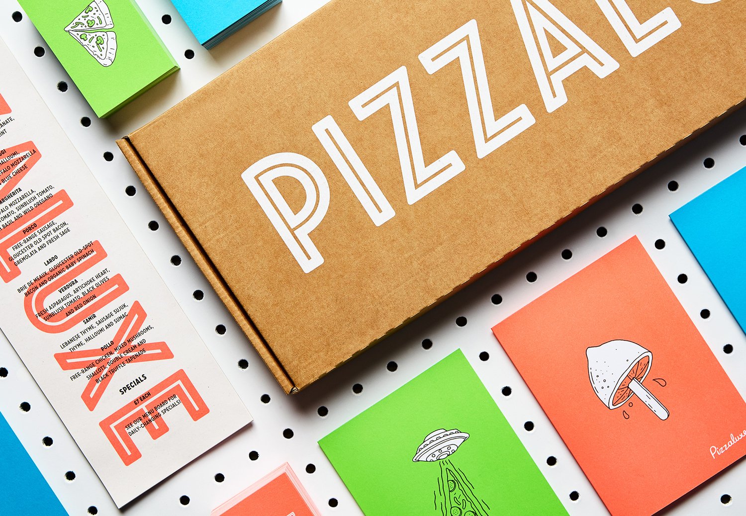 New Brand Identity for PizzaLuxe by Touch — BP&O