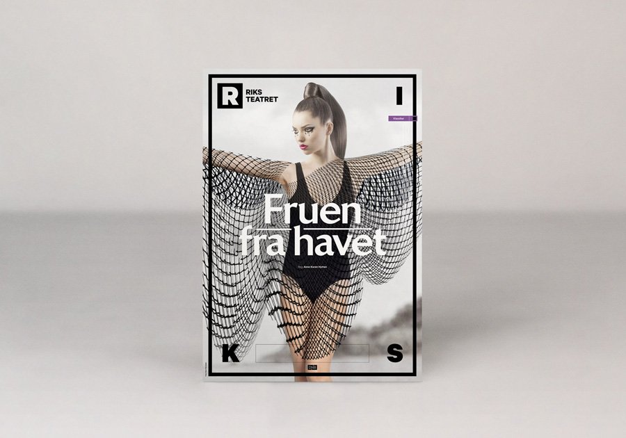 New Logo and Brand Identity for Riksteatret by Bleed - BP&O