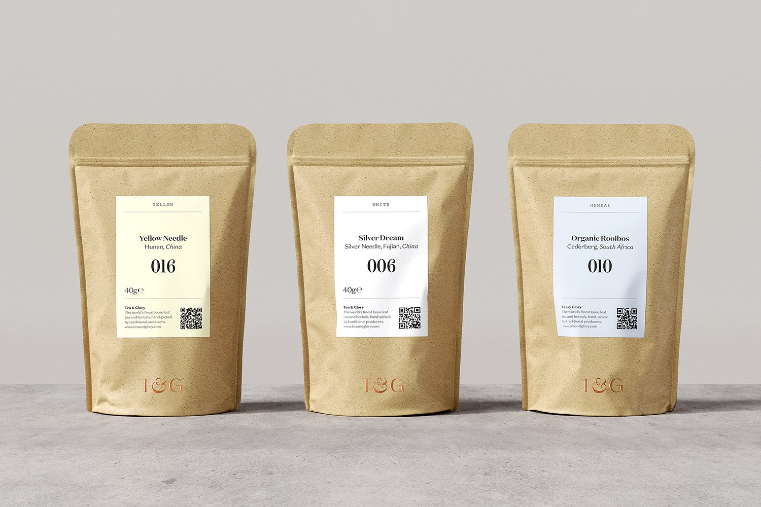 New Graphic Identity for Tea & Glory by Socio Design — BP&O