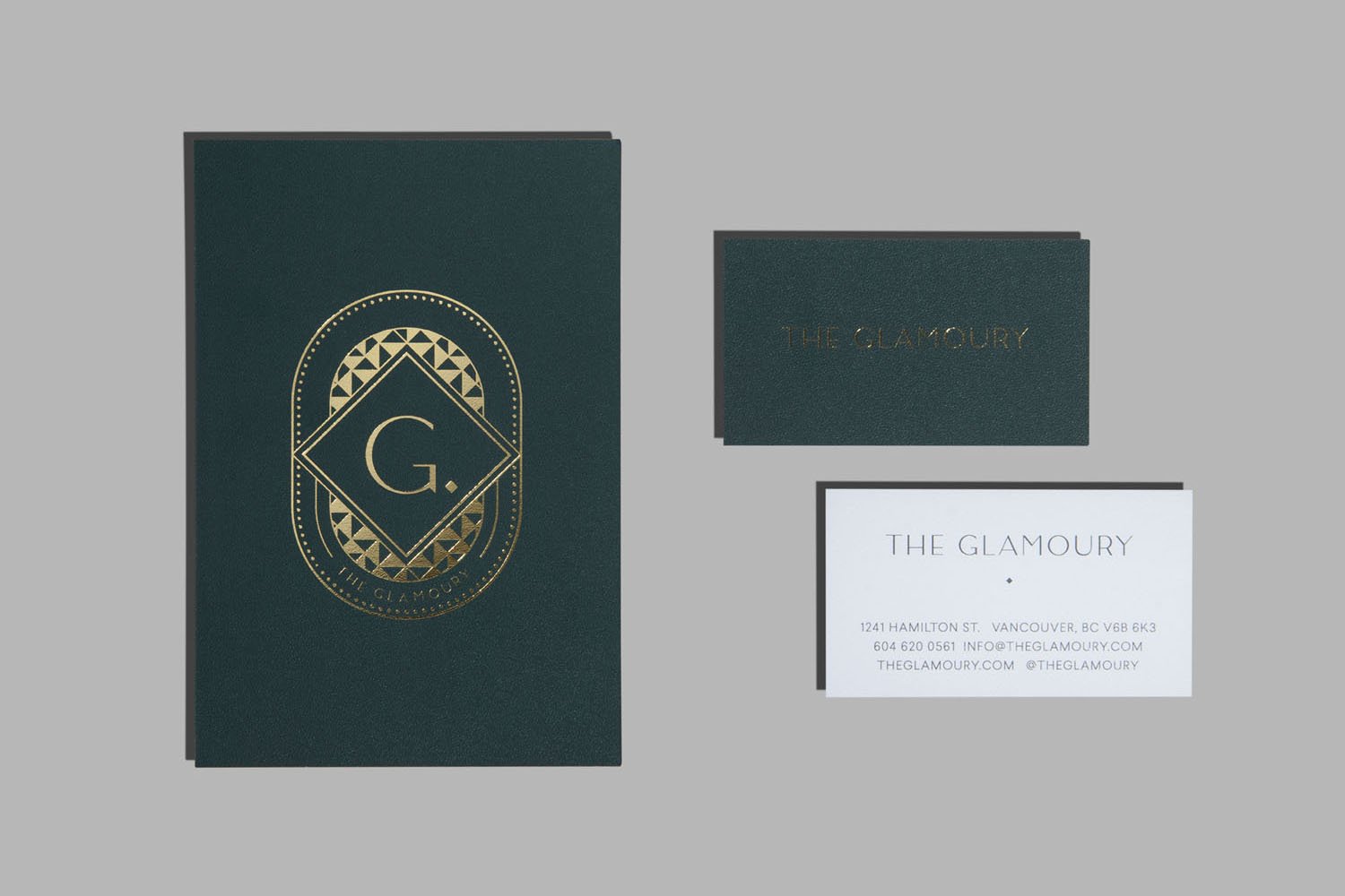 Branding for The Glamoury by Glasfurd & Walker — BP&O