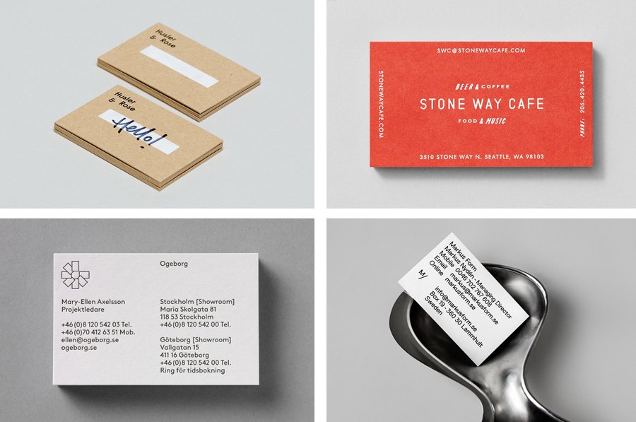 The Best Business Card Designs No.8 — BP&O