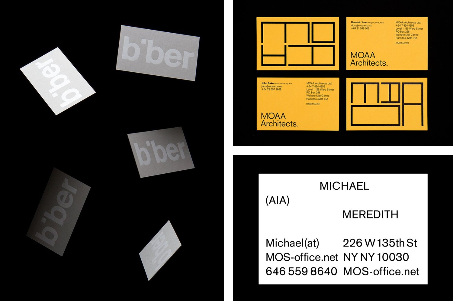 Business Cards for Architects — BP&O