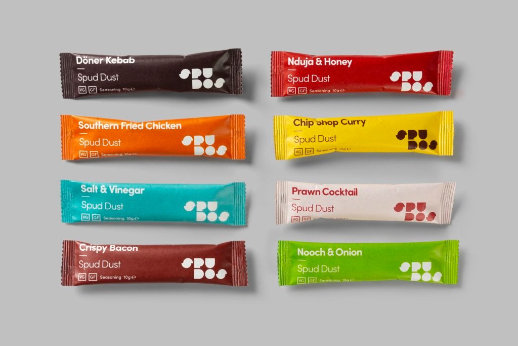 New Logo & Packaging for Spudos by Paul Belford Ltd — BP&O
