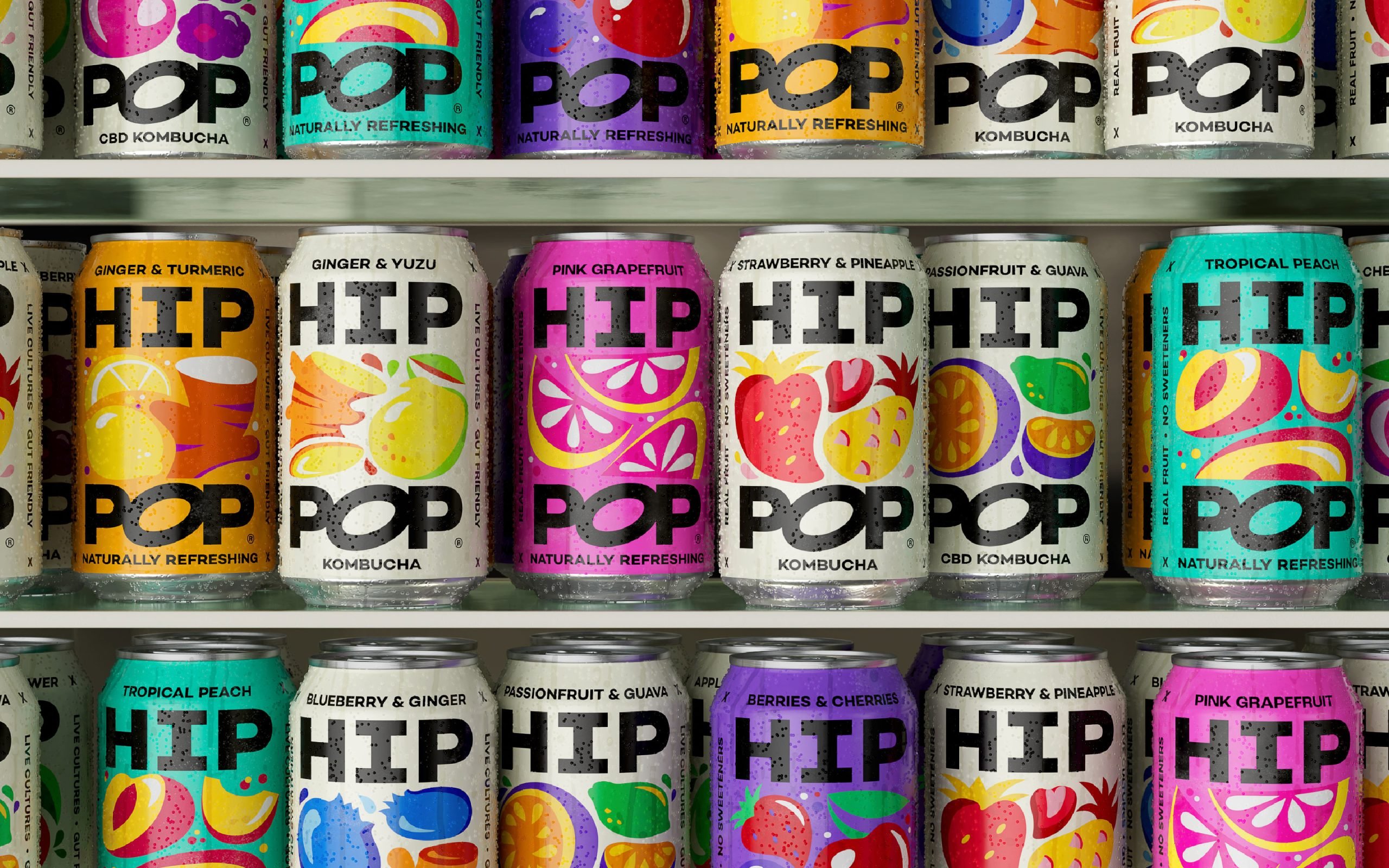 New Branding & Packaging for Hip Pop by Robot Food — BP&O