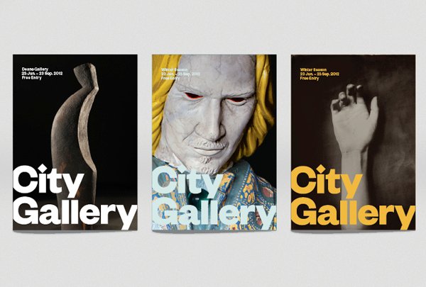 New Brand Identity for City Gallery by Designworks - BP&O