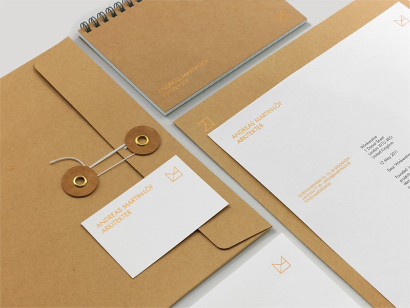 Brand Identity for Andreas Martin-Löf by Winkreative - BP&O