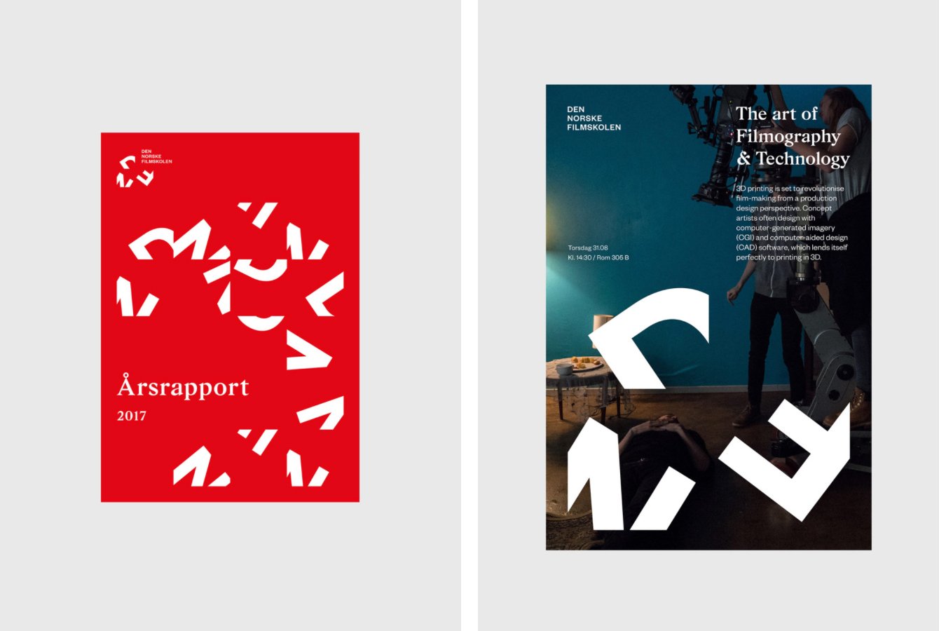 New Graphic Identity for Den Norske Filmskolen by Neue — BP&O