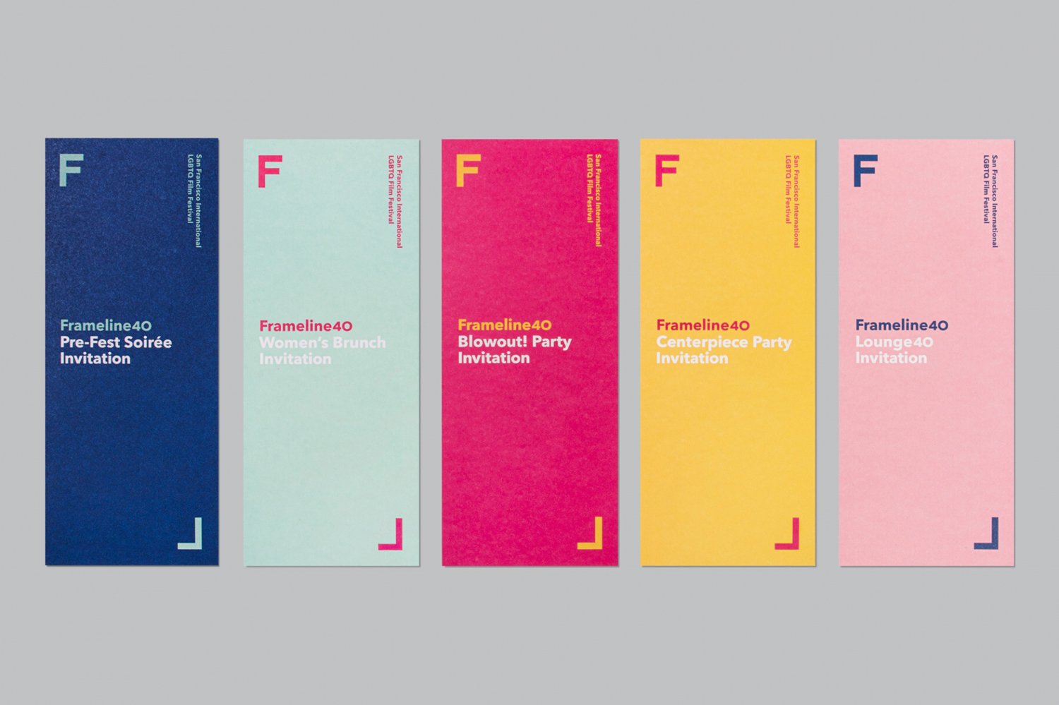 New Brand Identity for Frameline 40 by Mucho — BP&O