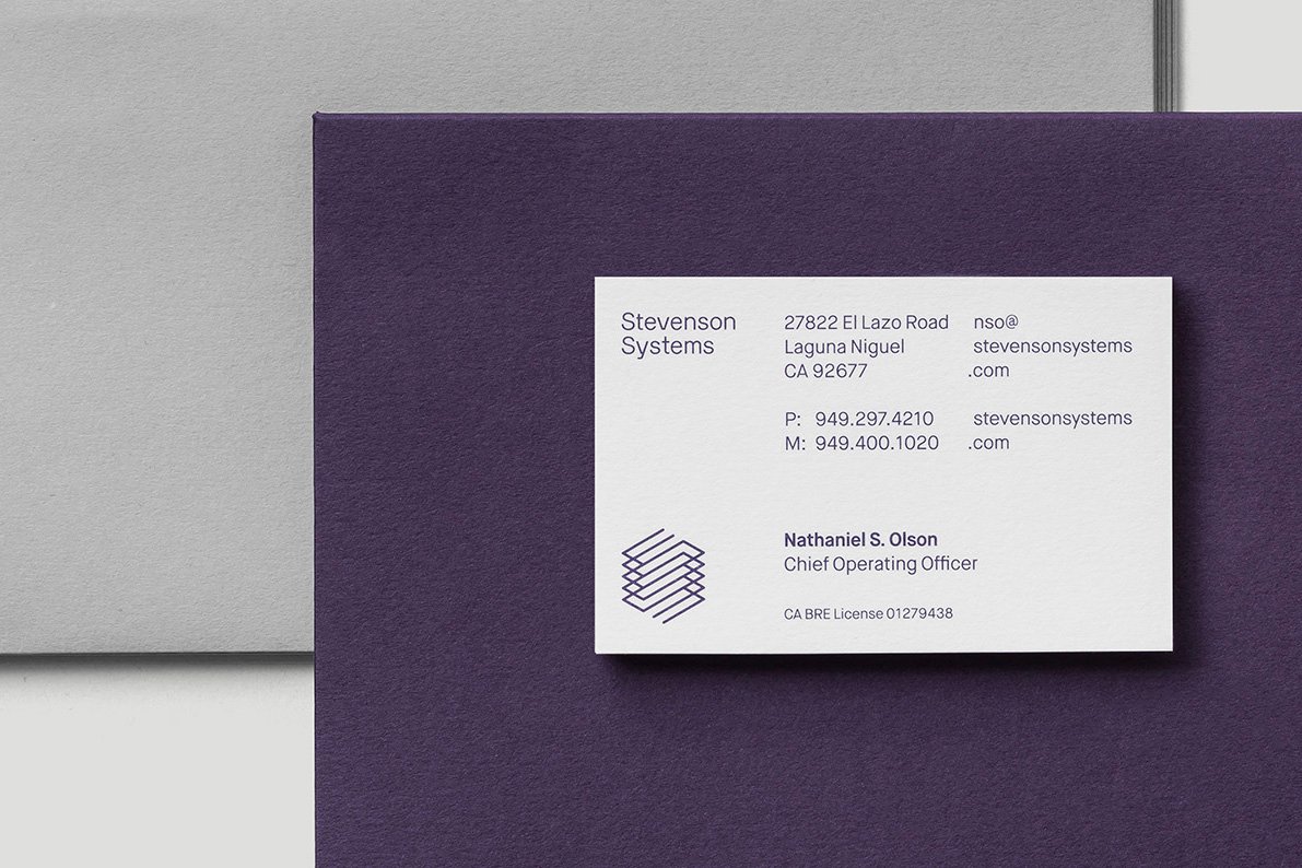 Branding for Stevenson Systems by Socio Design — BP&O