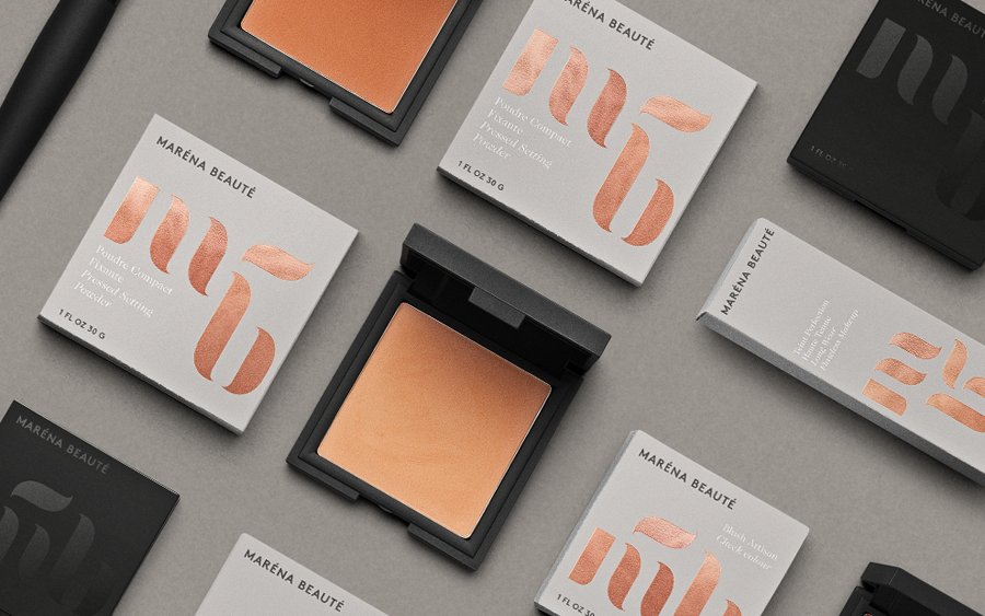 Logo and Brand Identity for Maréna Beauté by We Are Bold - BP&O