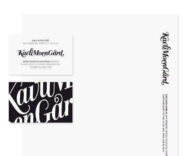 New Brand Identity for Kavli Moen Gård - BP&O