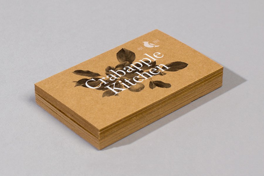 New Brand Identity for Crabapple Kitchen by Swear Words - BP&O