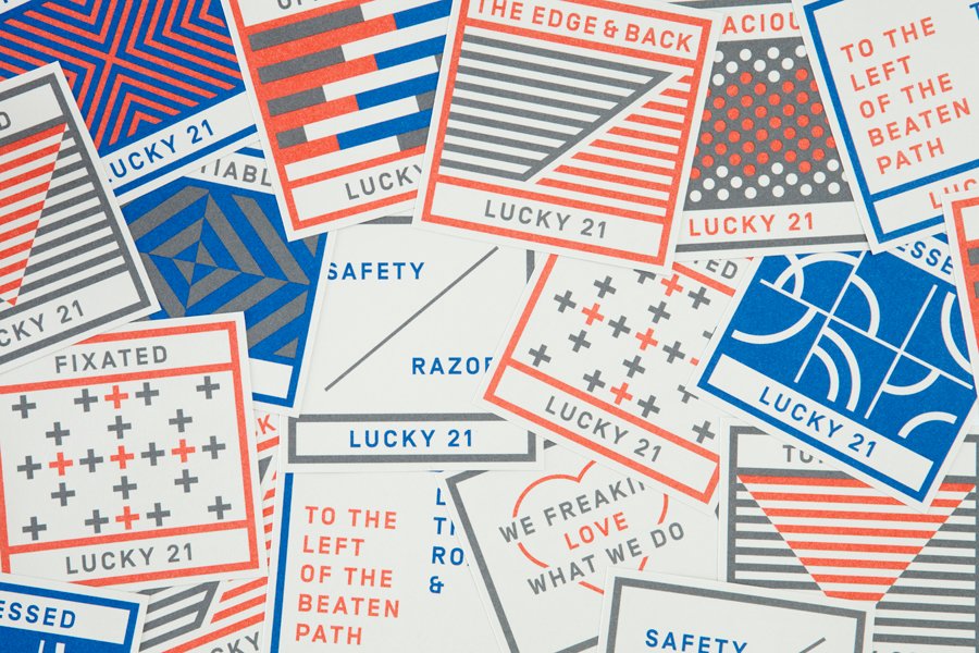 New Brand Identity for Lucky 21 by Blok - BP&O