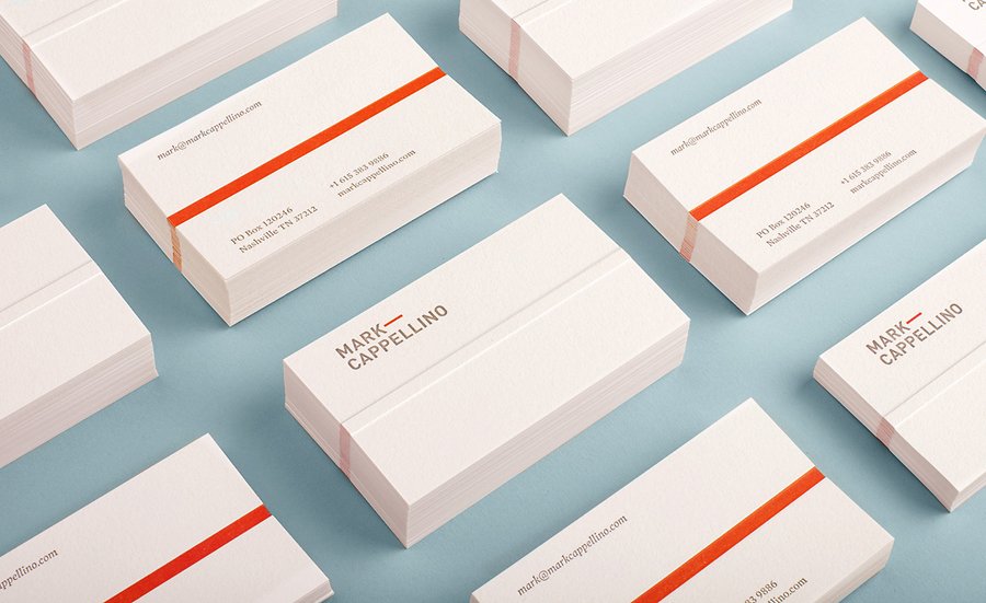 New Brand Identity for Mark Cappellino by Perky Bros - BP&O