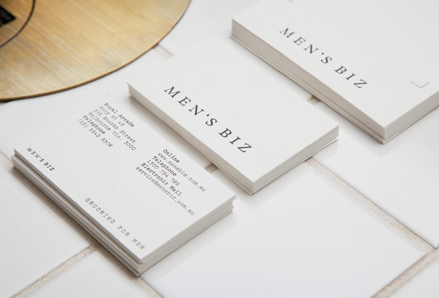 New brand Identity for Men's Biz by ThoughtAssembly - BP&O
