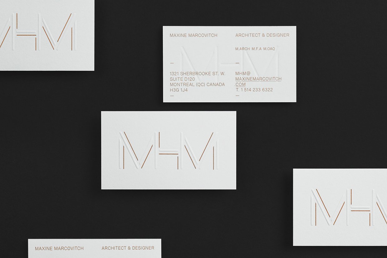 New Brand Identity for MHM Architects by 26 Lettres - BP&O