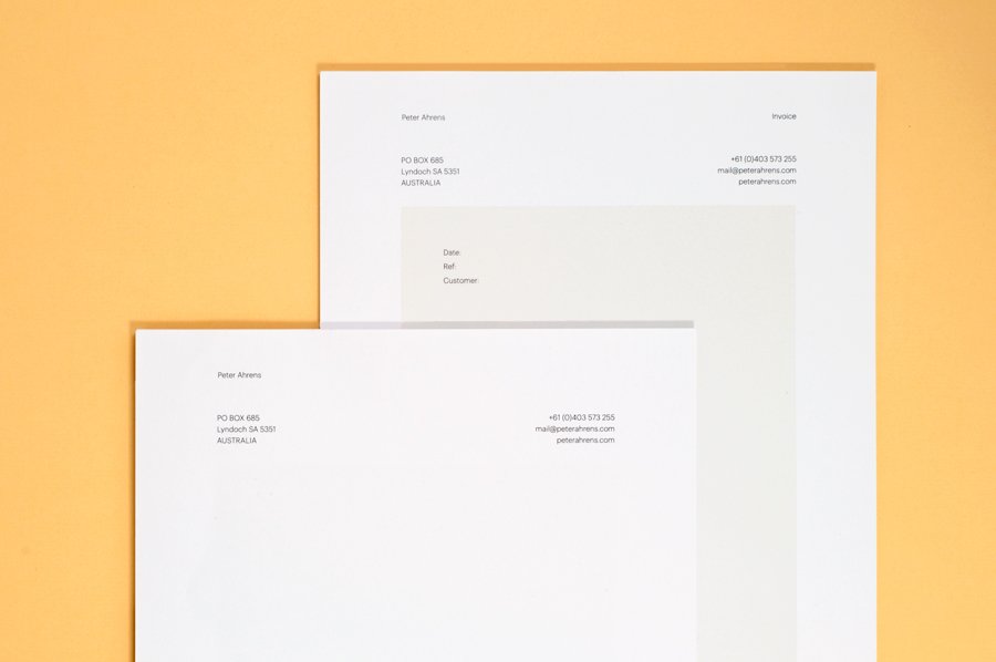 Logo and Brand Identity for Peter Ahrens by Studio Jubilee - BP&O