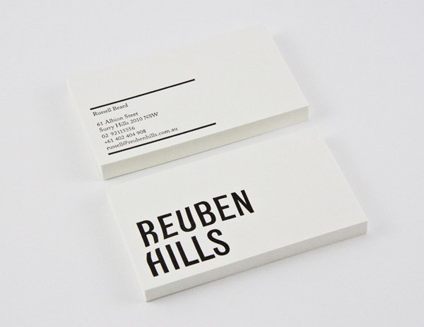Logo and Brand Identity for Reuben Hills by Luke Brown - BP&O