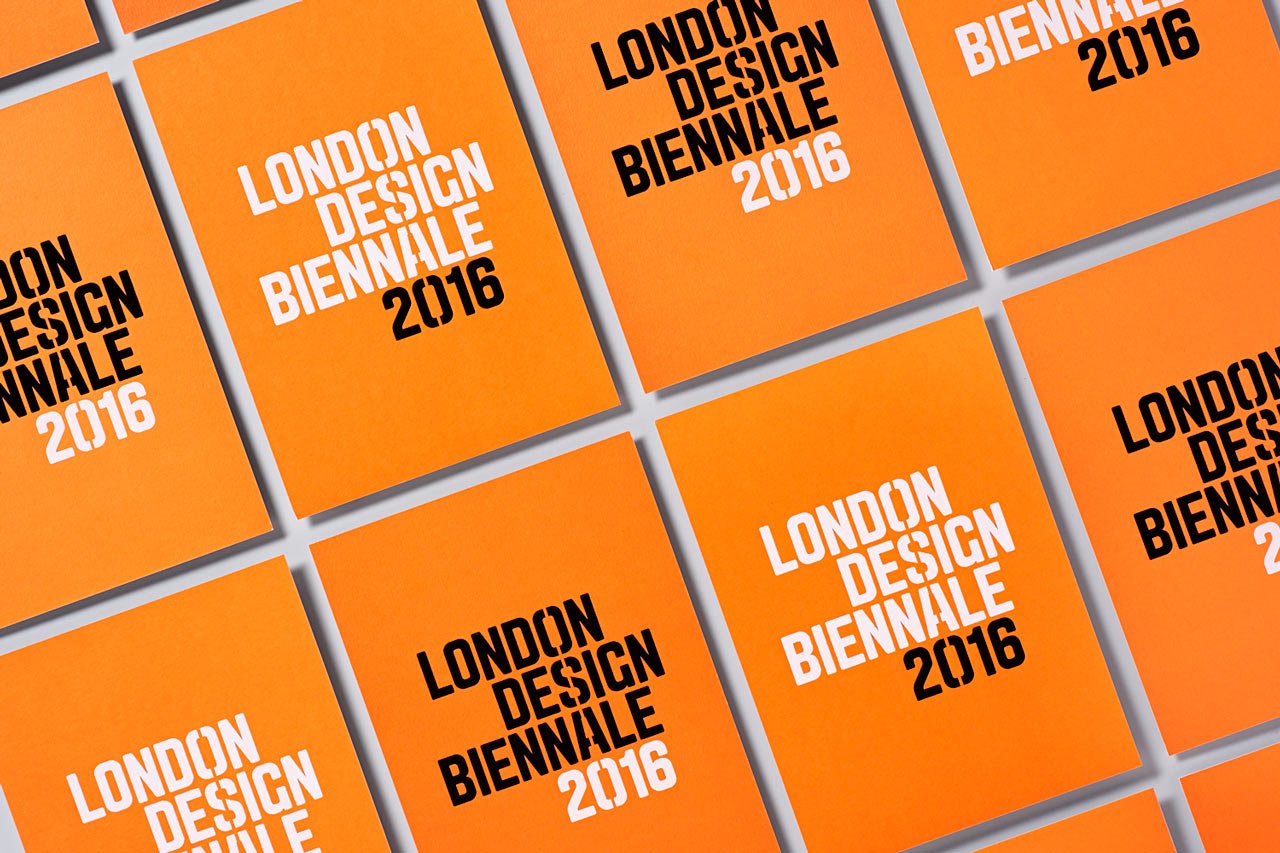 Branding for London Design Biennale by Pentagram