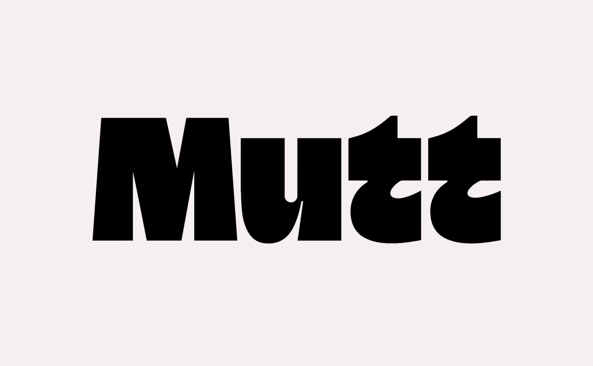 Mutt by Brands & People — BP&O - Branding, Packaging and Opinion
