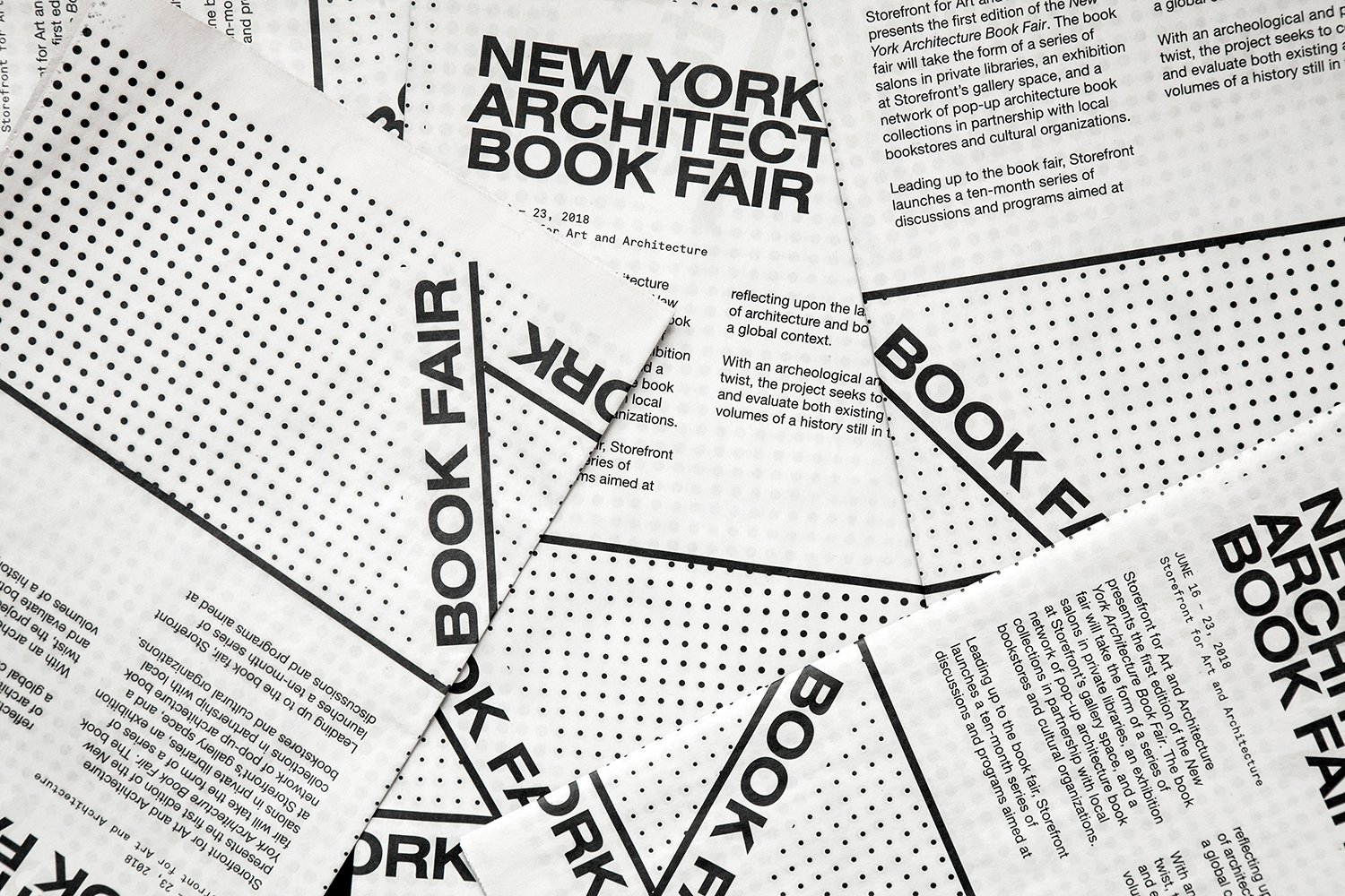 New York Architecture Book Fair by Pentagram — BP&O