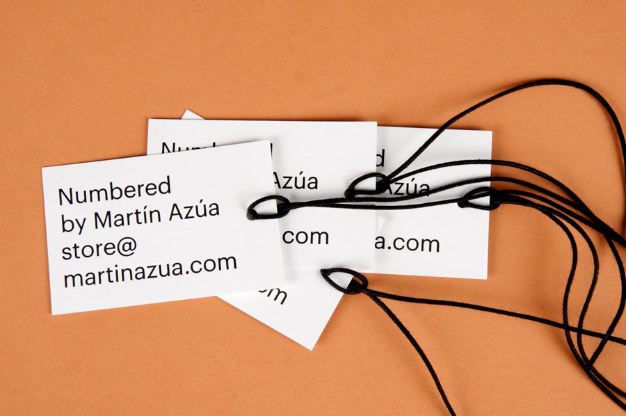New Brand Identity for Numbered by Martín Azúa by P.A.R