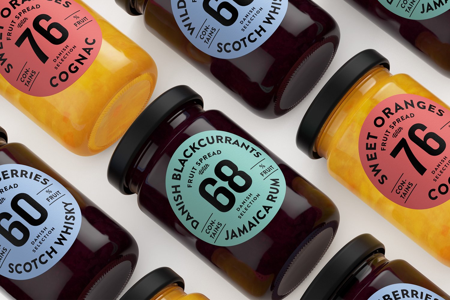 New Packaging for Danish Selection by Kontrapunkt — BP&O