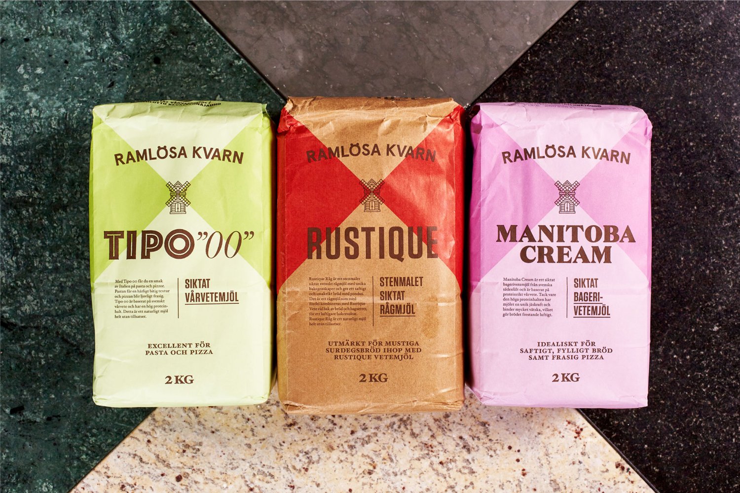 Branding & Packaging for Ramlösa Kvarn by Amore — BP&O