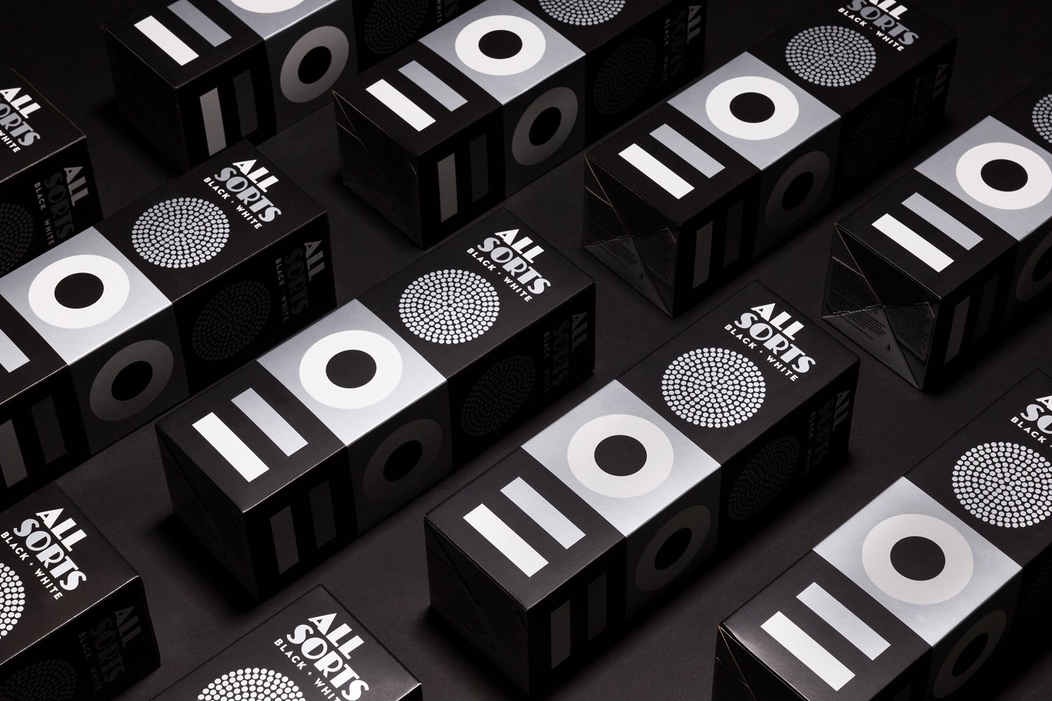 New Packaging for Allsorts Black & White by Bond - BP&O