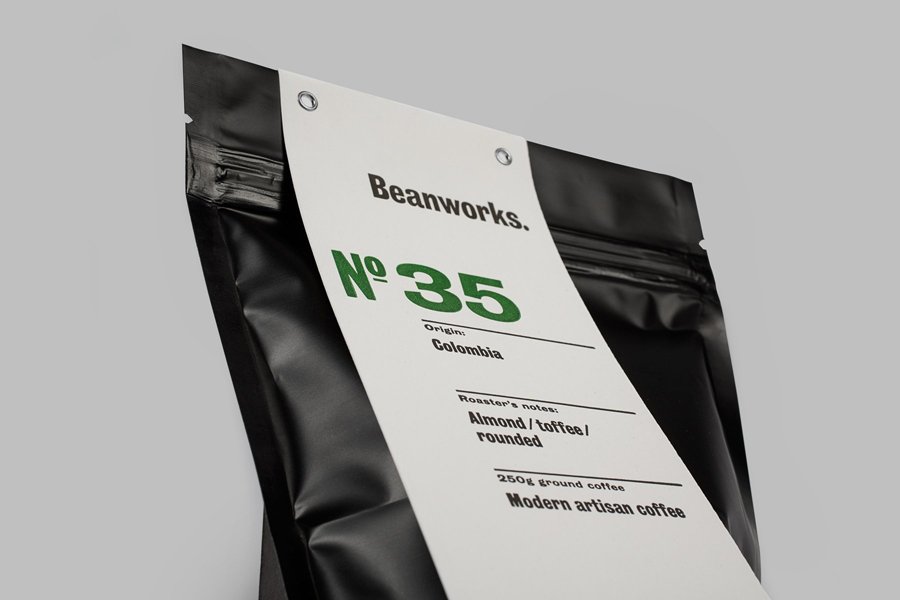 New Packaging for Beanworks by Paul Belford Ltd — BP&O
