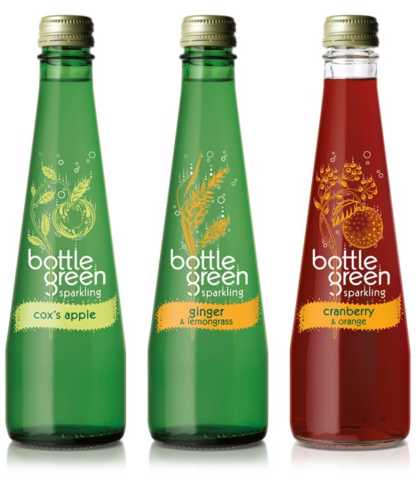 New Packaging for Bottlegreen Sparkling by Ziggurat Brands - BP&O