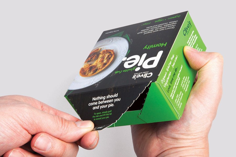 New Packaging for Clive's Gluten Free Pies by Believe In - BP&O