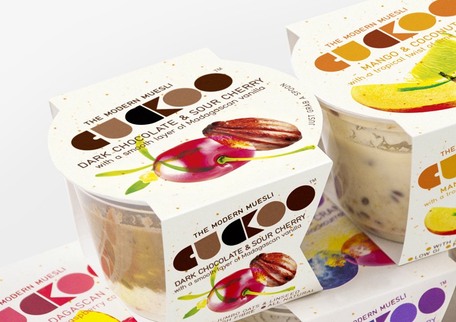 New Packaging for Cuckoo Muesli by B&B Studio - BP&O