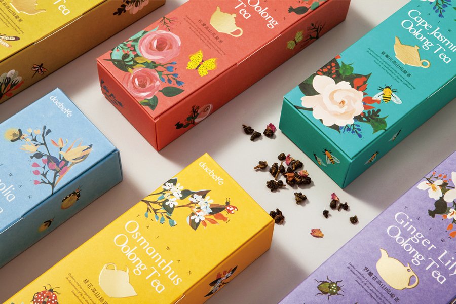 New Packaging for Daebeté Scented Tea by Victor Design - BP&O