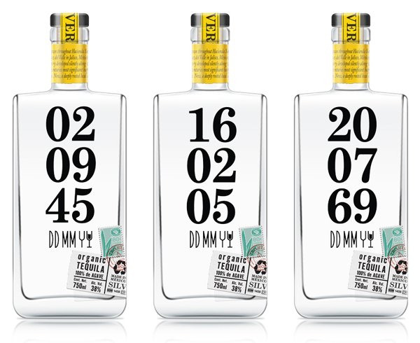 New Packaging for DD MM YY Organic Tequila by Yujo - BP&O