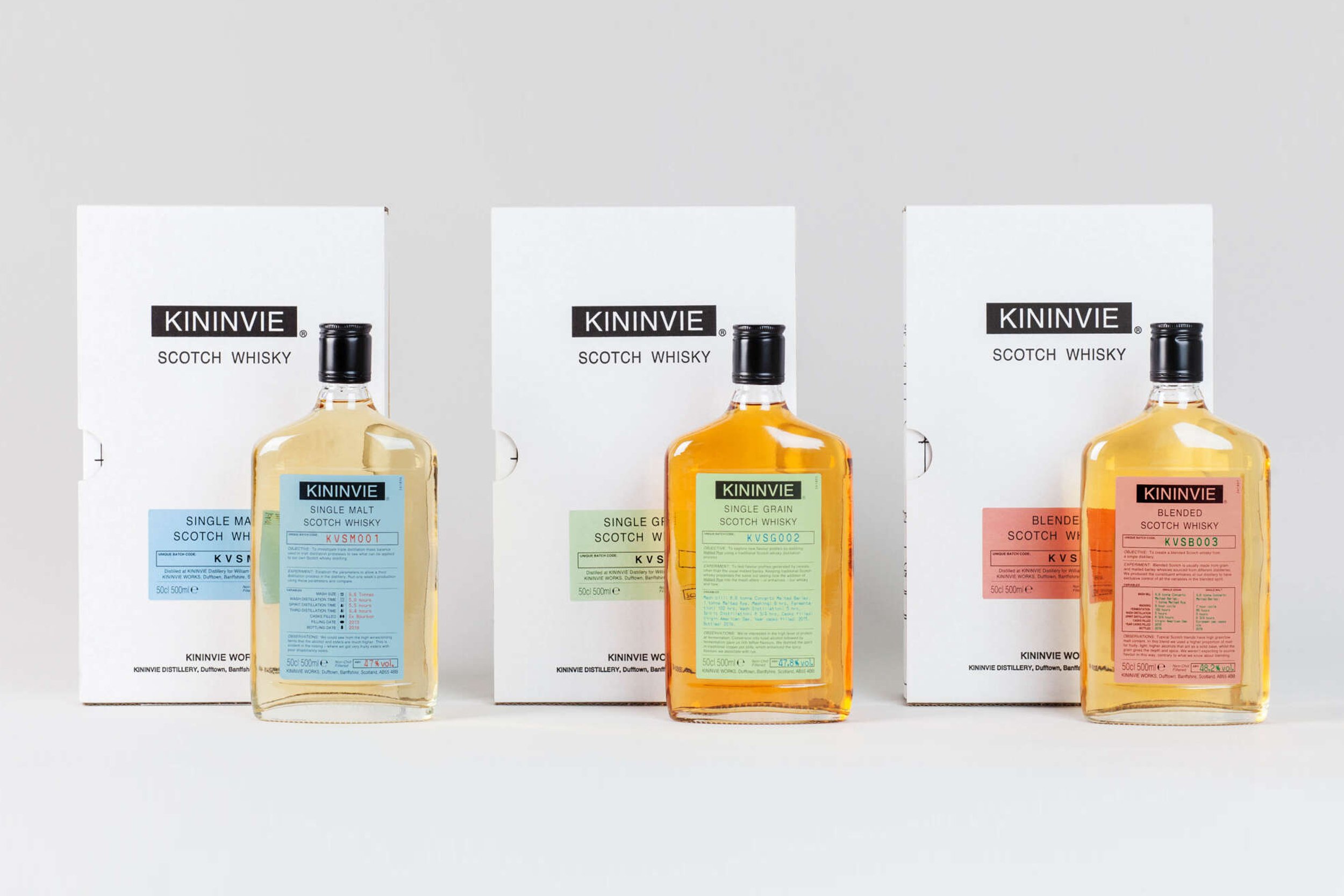 New Packaging for Kininvie by Here Design — BP&O