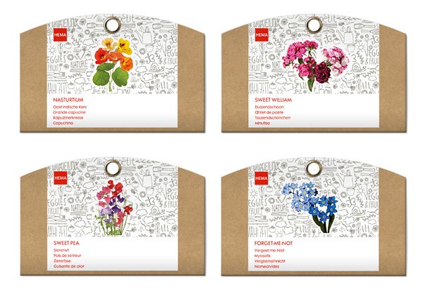 New Packaging for HEMA Grow Your Own by Studio Kluif - BP&O