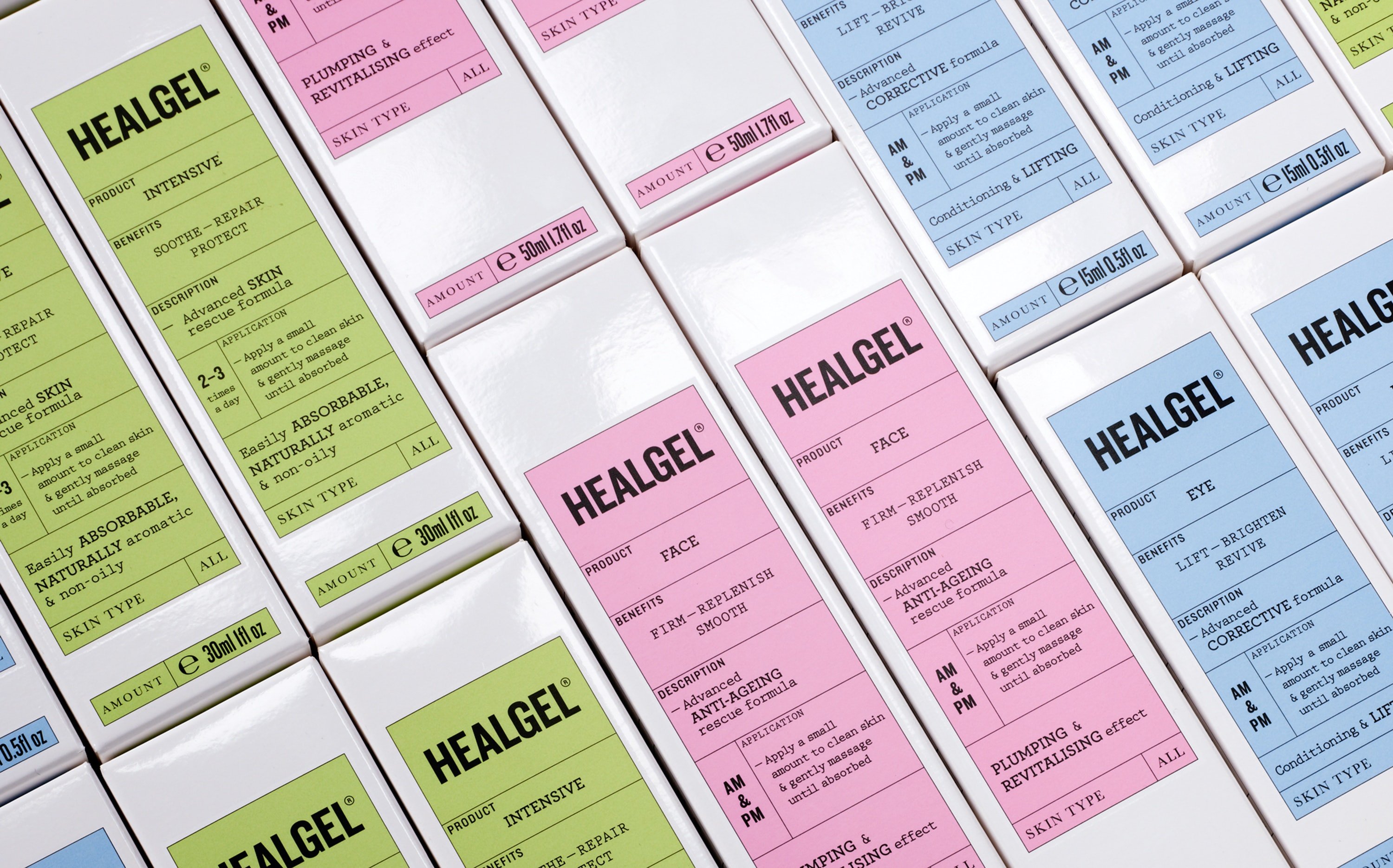 New Packaging for Healgel by Pentagram - BP&O
