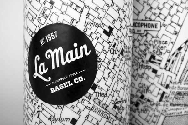 New Packaging for La Main Bagel Co. by Ugo Varin - BP&O