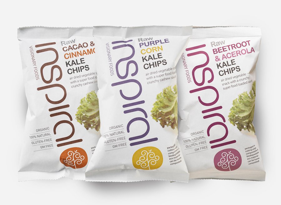 New Packaging and Brand Identity for Inspiral by Studio h - BP&O