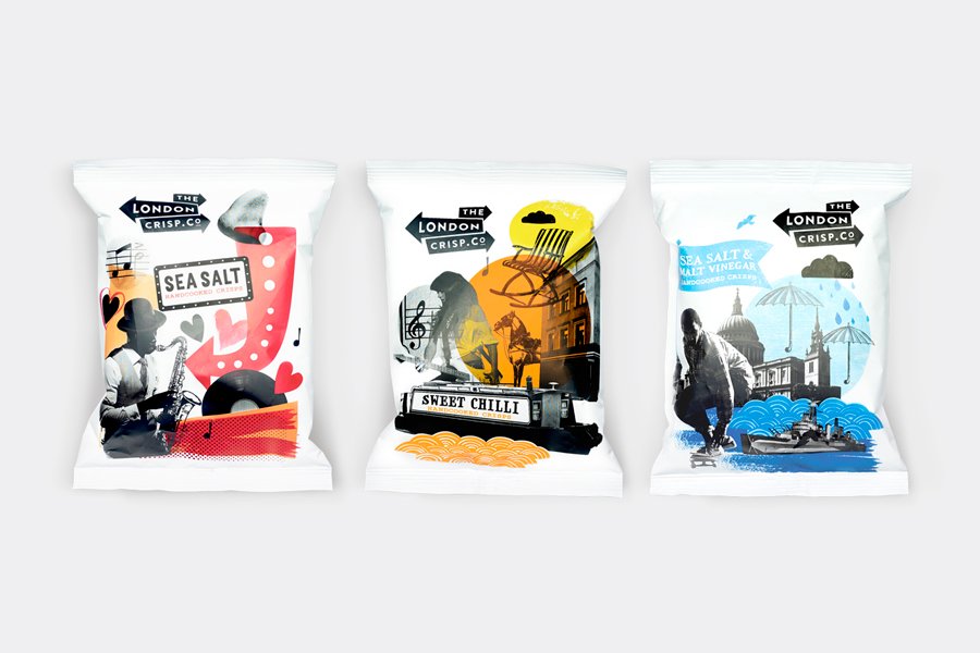 Packaging for The London Crisp Co. by B&B Studio — BP&O