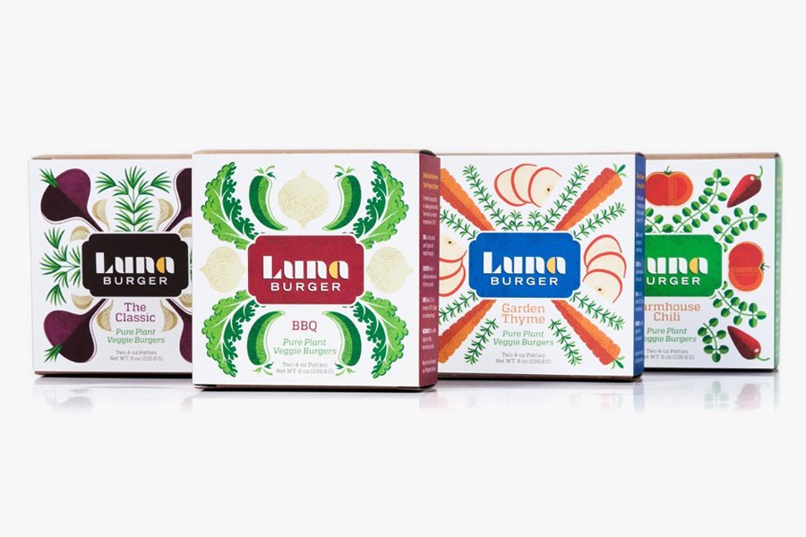 New Packaging for Luna Burger by Slagle Design - BP&O