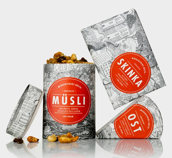 New Packaging for Middagsfrid by Bold - BP&O