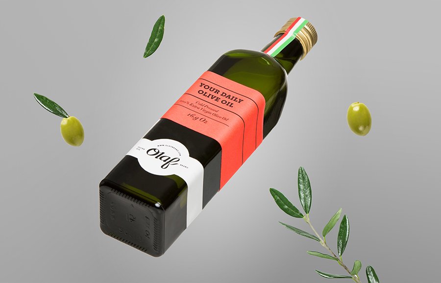 New Packaging for Olaf Olive Oil by Anagrama - BP&O