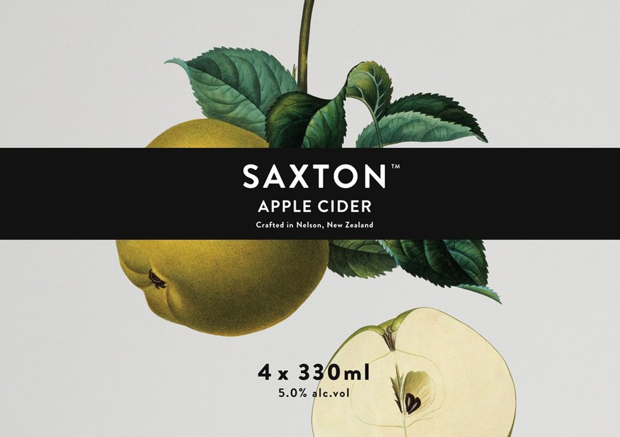 New Packaging for Saxton Cider by Supply - BP&O