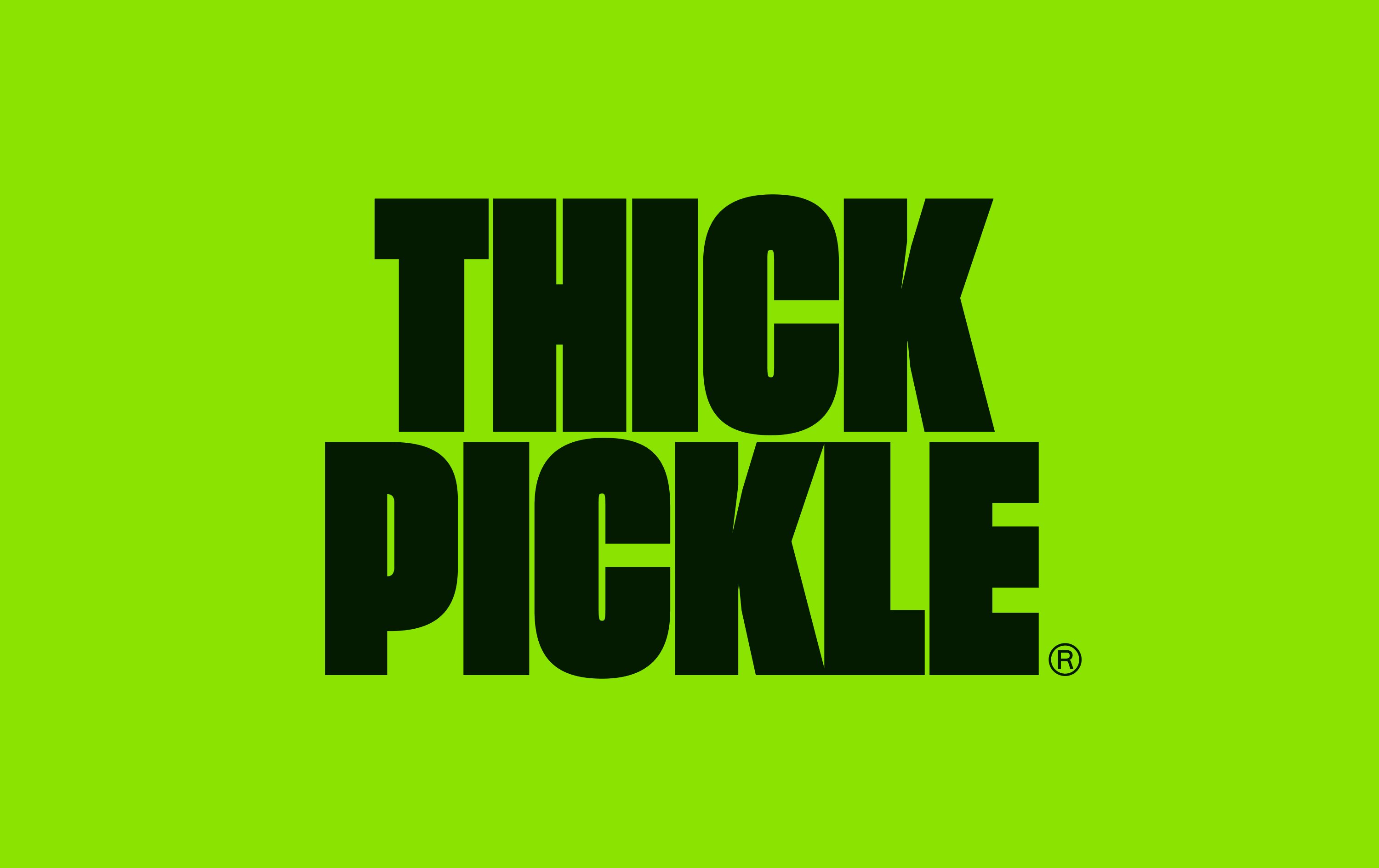 Branding for Thick Pickle by Studyhall — BP&O